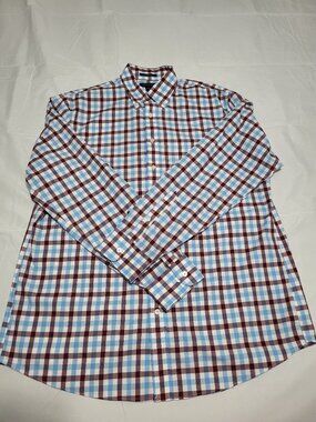 Lands’ End No Iron Twill Long Sleeve Shirt – Size Large Tall (LT)